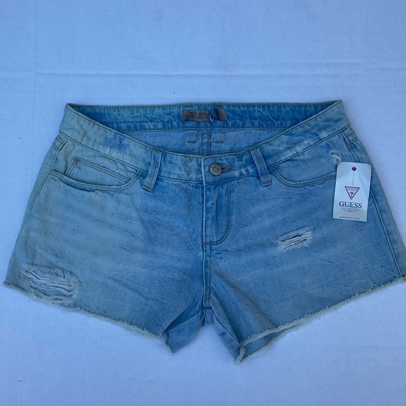 New GUESS Women’s Denim Shorts SZ 27 - Picture 1 of 5